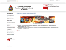 Tablet Screenshot of bip.straz-jawor.pl